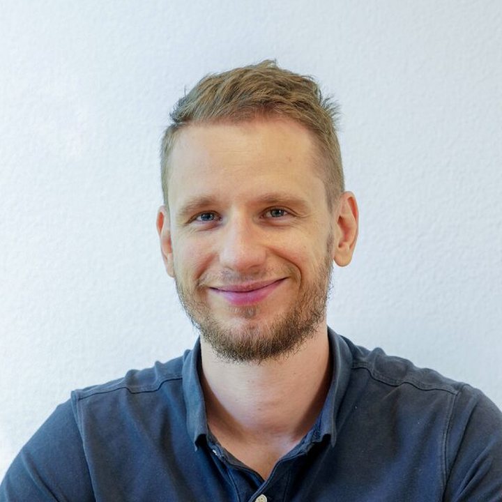 Brice Schwartz, souriant